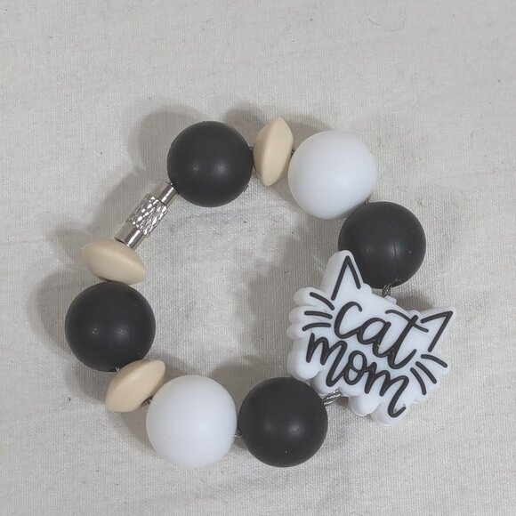 Handmade Other - Cat Mom Cup Charm